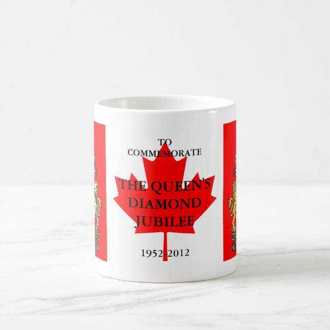 Caneca De Café Jubileu de diamante Canadá (Centro)