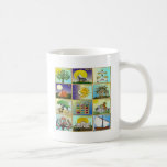 Caneca De Café Judaica 12 Tribos de Arte de Israel<br><div class="desc">Você está vendo a coleção de Design Lee Hiller. Roupa,  Ofertas e Coleções Lee Hiller Fotografia ou Coleção de Arte Digital. Você pode ver sua fotografia da Nature em http://HikeOurPlanet.com/ e seguir seu blog de caminhada no Hot Primavera National Park.</div>