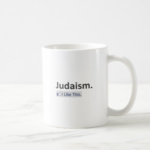 Caneca De Café Judaísmo... Eu Gosto Disso