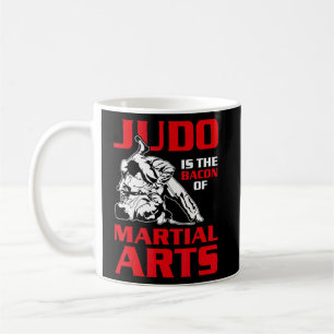 Caneca De Café Judo É O Bacon Das Artes Marciais - Judoka Instruc