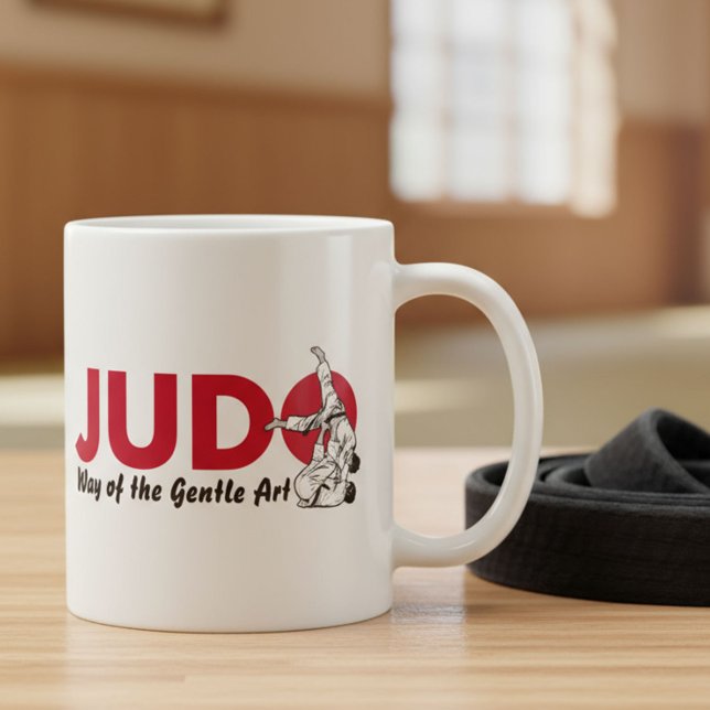 Caneca De Café Judo - Way of the Gentle Art | Martial Arts Design (Criador carregado)