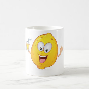 Caneca De Café Juicy Lemon Drink