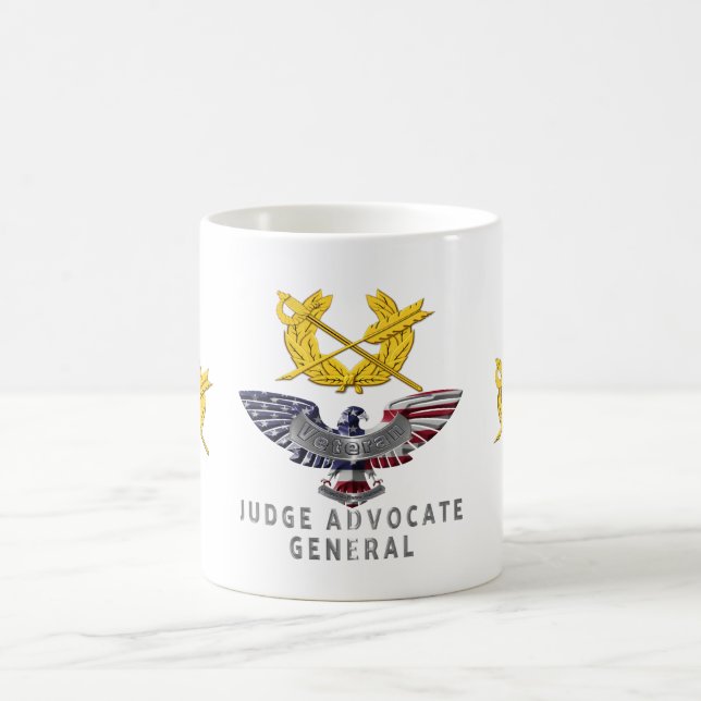 Caneca De Café Juiz do Exército Advogado-Geral JAG Corps (Centro)