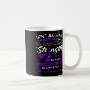 Caneca De Café Juiz Não - Fibromialgia Roxa Sensibilização