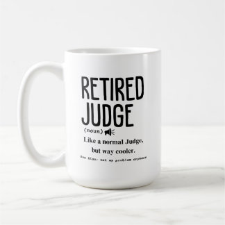 Caneca De Café Juíza aposentada