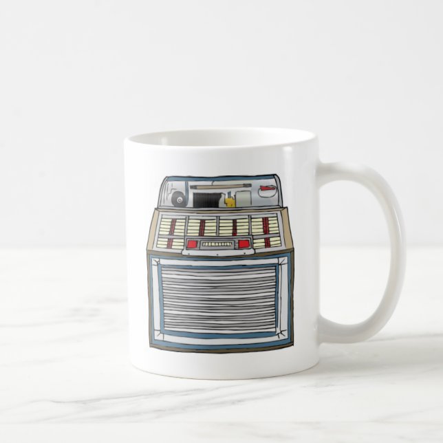 Caneca De Café Jukebox do vintage (Direita)