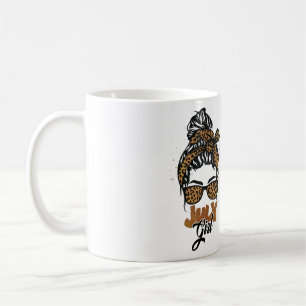 Caneca De Café Julga Menina Cabelo Mensageiro Óculos de sol Senho
