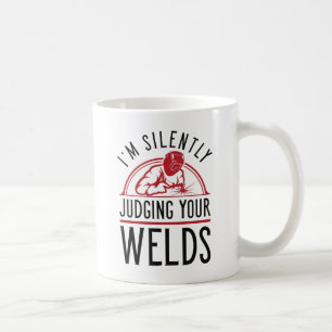 Caneca De Café Julgando Seus Soldaduras