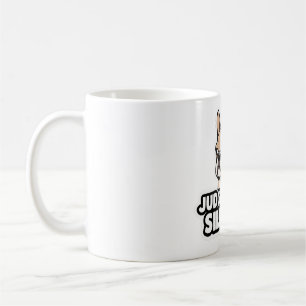 Caneca De Café Julgando Você Silenciosamente - Adesivo Fawn Frenc