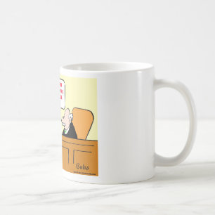 Caneca De Café julgue o argumento bonito adoçam por favor nele