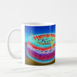 Caneca De Café Julho BD de Kari McKenzie agride