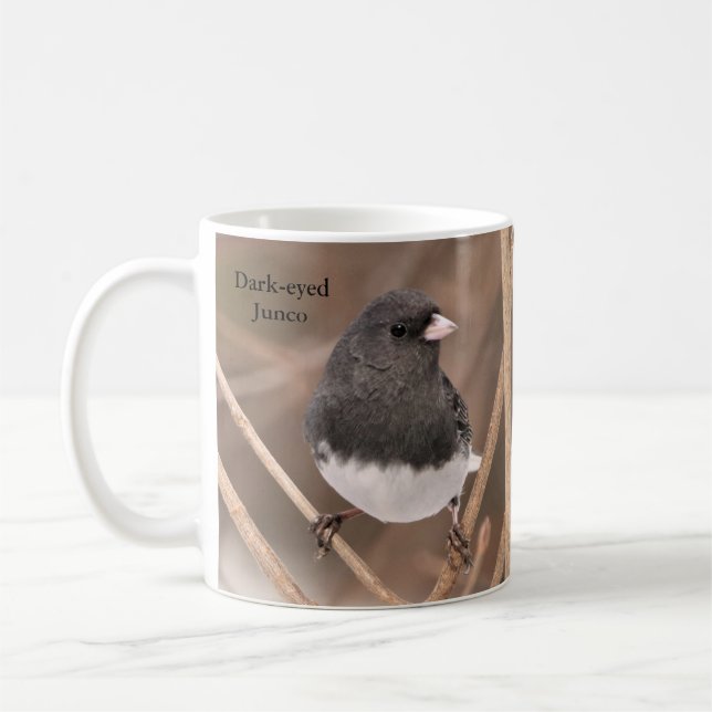 Caneca De Café Junco Coffee Mug de BirdingCollectibles de olhos e (Esquerda)