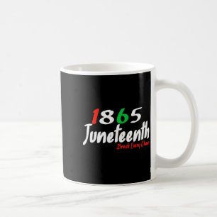Caneca De Café junenth 1865 quebre todas as correntes melanina pr