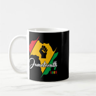 Caneca De Café Juneteenth 1865 História Negra Mulheres Liberdade