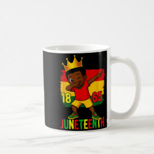 Caneca De Café Juneteenth 1865 meninos se divertindo liberdade ne