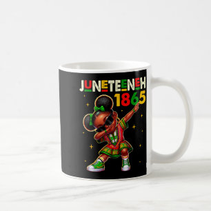 Caneca De Café Juneteenth dançando meninas negras rainha melanina
