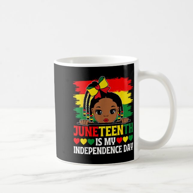 Caneca De Café Juneteenth é Dia da Independência 1865 Afro Melani (Direita)
