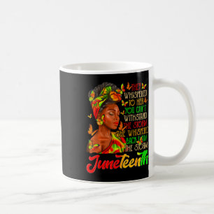 Caneca De Café Juneteenth Eu Sou A Tempestade Mulheres Negras Mês
