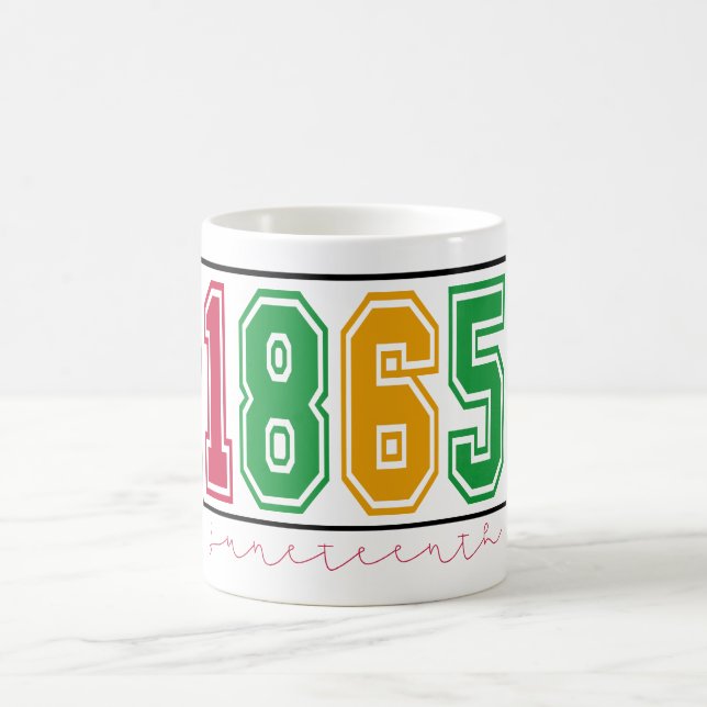 Caneca De Café Juneteenth - História Negra (Centro)