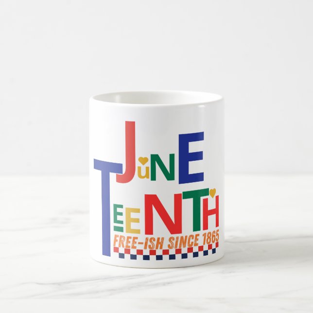 Caneca De Café Juneteenth June 19, 1865 - Historical Commemoratio (Centro)