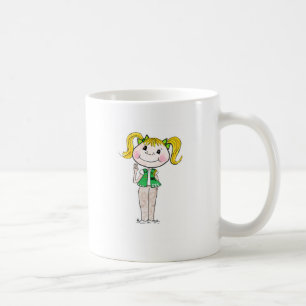 Caneca De Café Júnior da escuteira que mantem a promessa