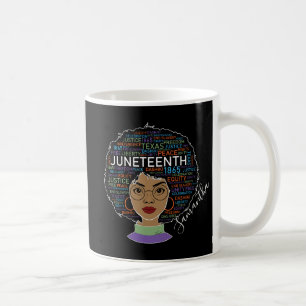 Caneca De Café Junta   Mulher negra   Direitos negros