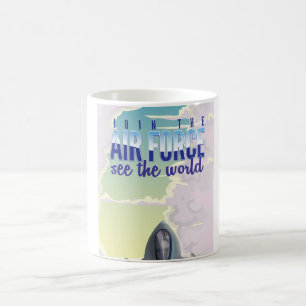 Caneca De Café Junte-se ao Cartaz da Força Aérea