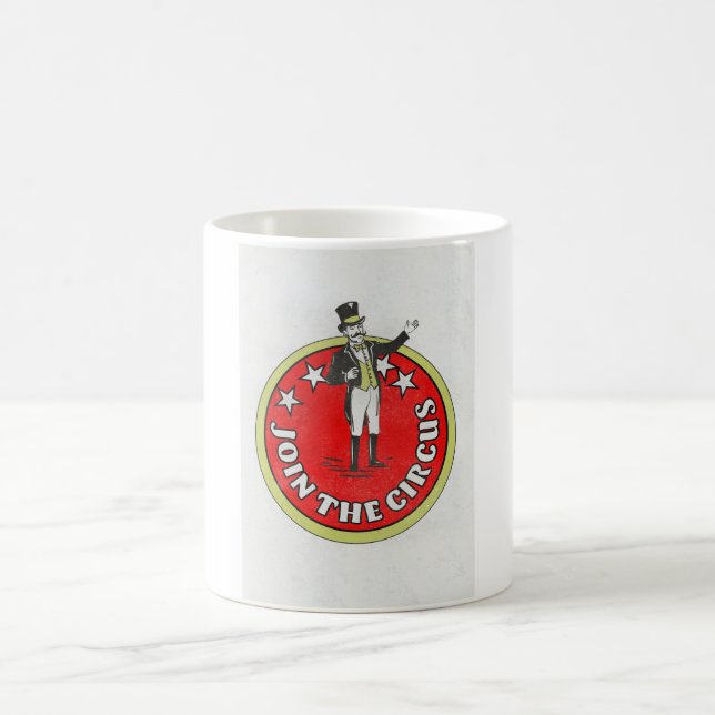 Caneca De Café Junte-se ao Circo  (Centro)