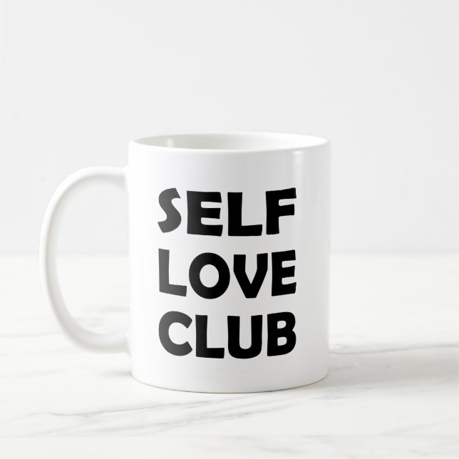 Caneca De Café Junte-se ao Clube Self Love | Empoderamento e cuid (Esquerda)