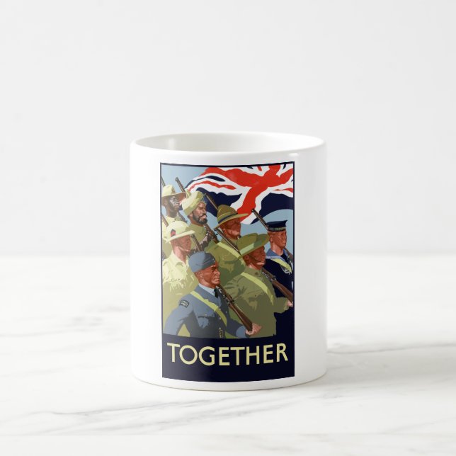 Caneca De Café Junto -- Império Britânico WW2 (Centro)