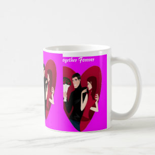 Caneca De Café Junto para sempre