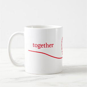 Caneca de Café - Juntos para Sempre