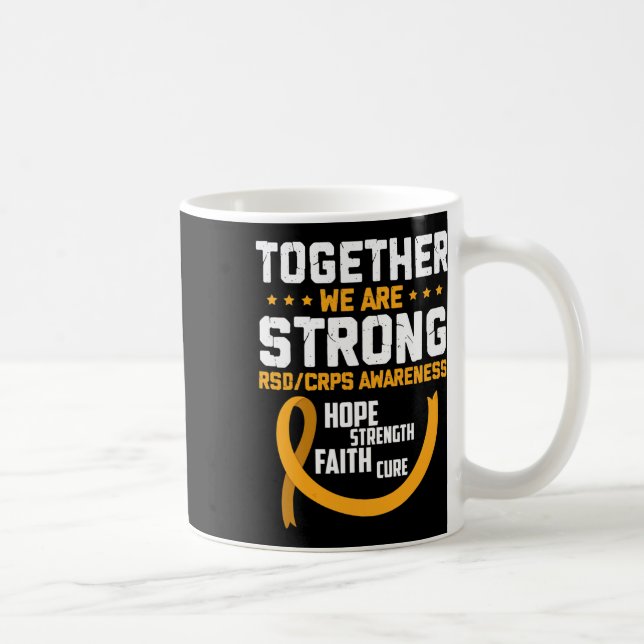 Caneca De Café Juntos somos fortes conscientização dos Rsdcrps (Direita)
