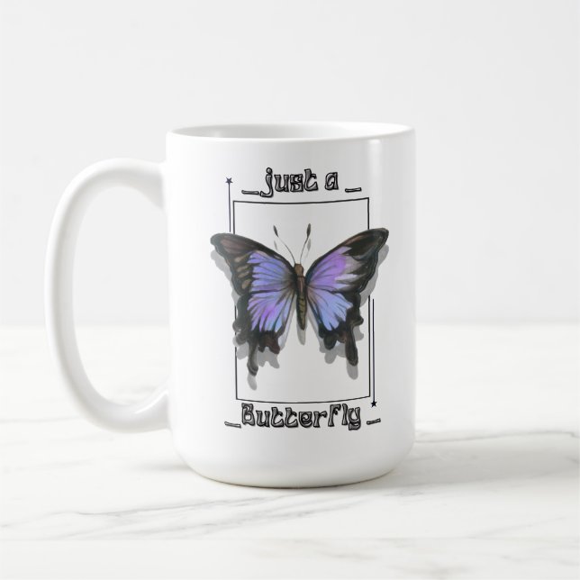 Caneca De Café  just a Butterfly  (Esquerda)