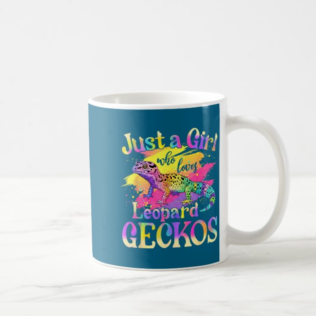 Caneca De Café Just A Girl Who Loves Leopard Geckos  (Direita)