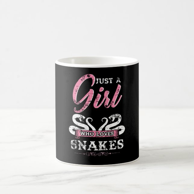 Caneca De Café Just A Girl Who Loves Snakes Gift (Centro)
