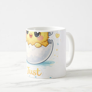 Caneca De Café Just Hatched Cute Baby throw pillow