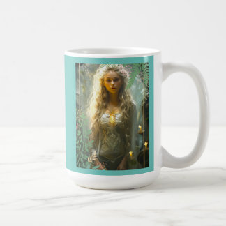 Caneca De Café Justa donzela na Mug de Café do Jardim