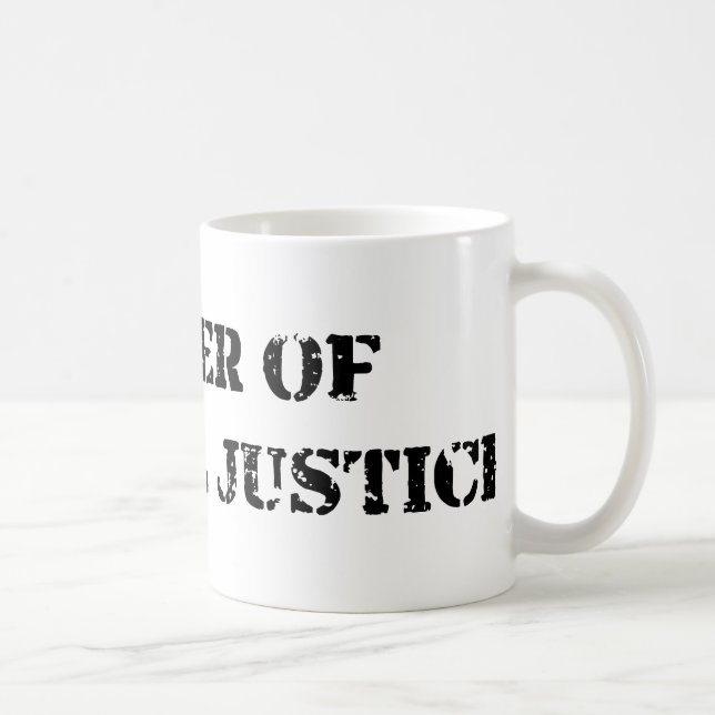 Caneca De Café Justiça criminal (Direita)