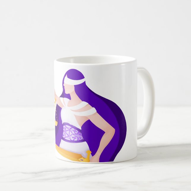 Caneca De Café Justiça de Mug (Frente Esquerda)