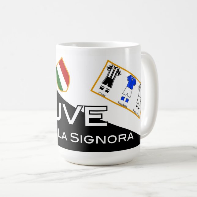 CANECA DE CAFÉ JUVE LA SIGNORA - (Frente Esquerda)