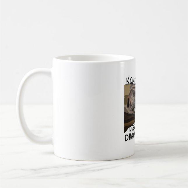 Caneca De Café K é para Komodo Dragon (Esquerda)