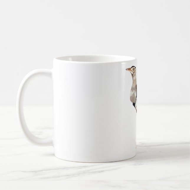 Caneca De Café K é para Kori Bustard (Esquerda)
