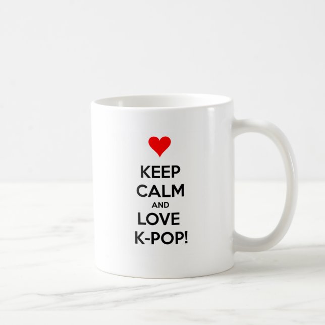Caneca De Café K-Pop do amor! (Direita)