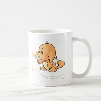 Caneca De Café Kacheek alaranjado que deseja em um dente-de-leão