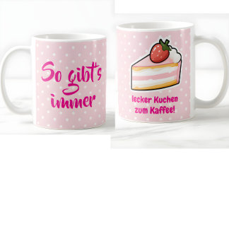 Caneca De Café Kaffee und Kuchen Kaffeebecher, Lustige 