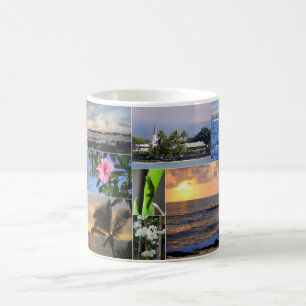 Caneca De Café Kailua Kona Hawaii Collage Mug