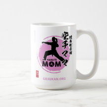 Kaizen Gojukan Karate Mãe Coffee Mug (Rosa)