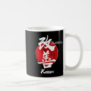 Caneca De Café Kaizen Japonês Melhorando o Citação do Conceito