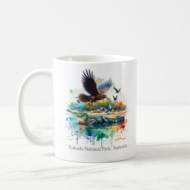Caneca De Café Kakadu National Park Austrália Café Mug (Esquerda)